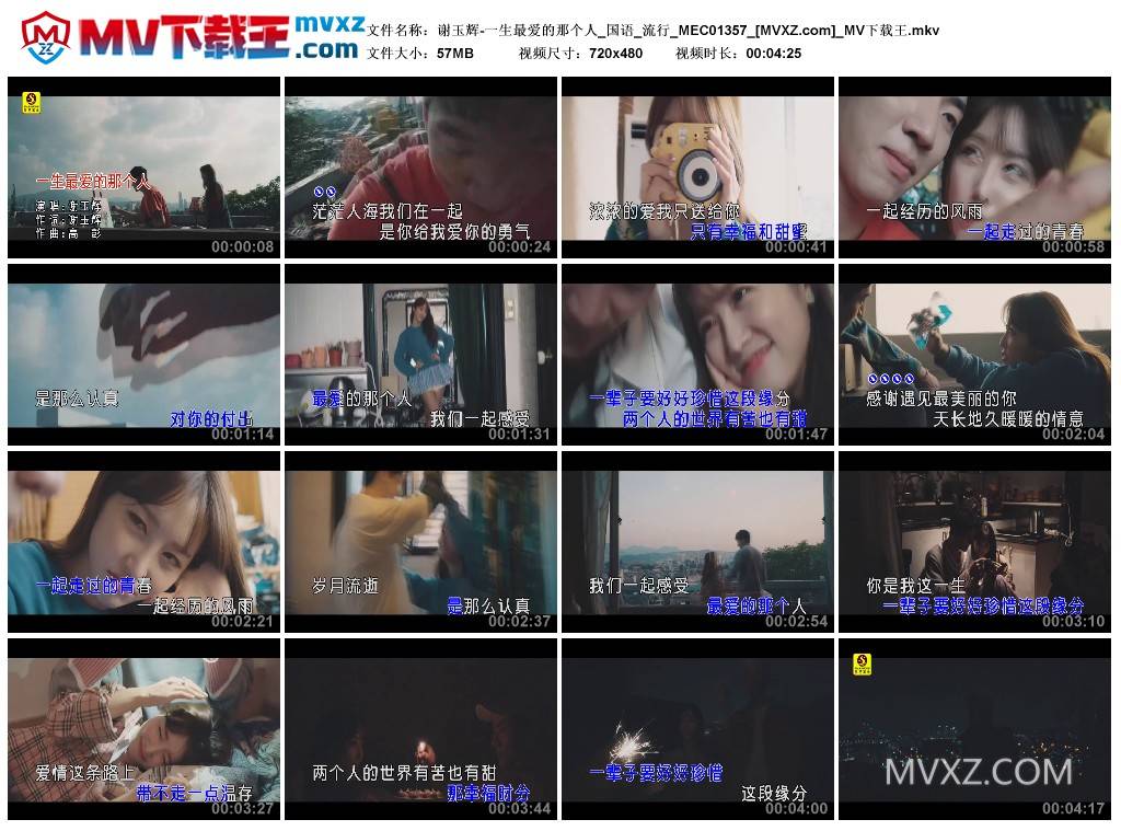 谢玉辉-一生最爱的那个人_国语_流行_MEC01357